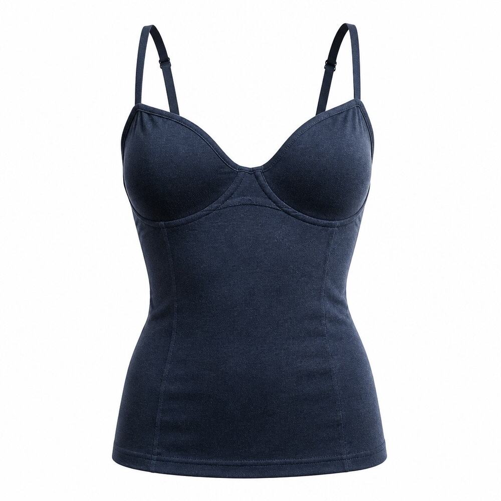 Talula by Aritzia Gray Bustier Corset Cami Tank Top Size L